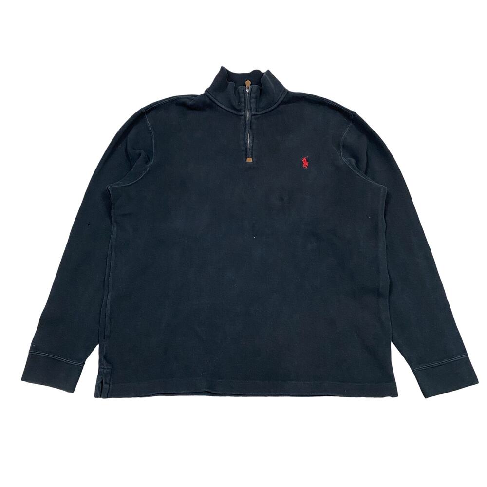 Polo Ralph Lauren 1/4 Zip Pullover Sweater Men's L Preppy